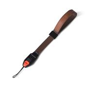 Andoer Cuff Camera Wrist Strap, Diseño de estabilización de una succión, Compatible con cámaras binoculares, Seguro cómodo, Ajuste con una Sola Mano, Correa de muñeca para cámara (Marrón)