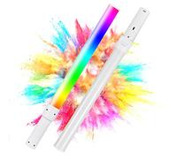 Andoer D2 RGB Tube Light, RGB Handheld Videolleuchte 2500K/5500K/8500K Dimmbar 7 Bunte Lichteffekte Akku für Vlog Live Streaming Produktporträtfotografie