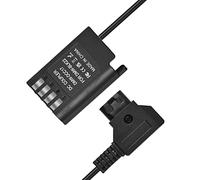 Andoer DMW-DCC17 Batería simulada con Conector D-Tap Cable de Resorte D-Tap a DMW-BLK22 Reemplazo del acoplador de batería simulada para cámaras Panasonic LUMIX S5 DC-S5 DC-S5K DC-S5GK GH6