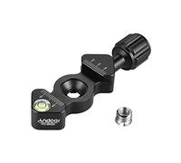 Andoer fc-sk25 Universal aleación de Aluminio Quick Release clamp tripode clamp-Type 1/4 Inch y 3/8 Inch.Agujero de Tornillo para RSS Arca-Swiss Photo Quick Release Plate y Otros Accesorios de Apoyo