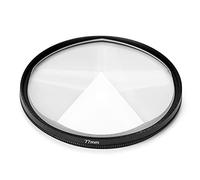 Andoer Filtro de cámara Fotografía de primer plano Película de desenfoque Puntales de fotografía con filtro de pentaprisma de vidrio 77mm Accesorios para cámara