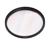 Andoer Filtro de lente Rainbow Streak de 77 mm para efectos especiales, filtro de vidrio óptico anamórfico para cámaras réflex digitales