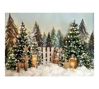Andoer Fondo Fotografía de Navidad, 2,1 x 1,5 m, Decoración de Fiesta, Fondos para Bebé Niños Retratos Fotos