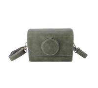 Andoer Funda para cámara de piel sintética, estilo flip, estilo retro, con correa de hombro ajustable y extraíble