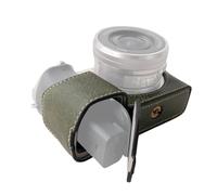 Andoer Funda para cámara portátil, estilo retro, bolsa de transporte con apertura en la parte inferior y correa para el hombro, reemplazo para la cámara Sony A6400/A6300/A6100/A6000