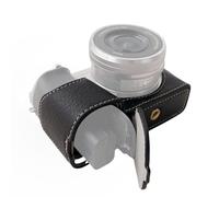 Andoer Funda para cámara portátil, estilo retro, bolsa de transporte con apertura en la parte inferior y correa para el hombro, reemplazo para la cámara Sony A6400/A6300/A6100/A6000