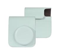 Andoer Funda Protectora para cámara instantánea, Bolsa de Almacenamiento de Cuero PU para cámara con Correa de Hombro Ajustable extraíble de Repuesto para Fujifilm instax Mini 12