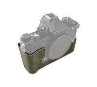 Andoer Funda protectora para cámara portátil funda para cámara de fotos estilo retro bolsa de transporte con abertura inferior con correa de repuesto para cámara Nikon Zf/Z f