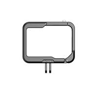 Andoer Funda protectora para carcasa Vlog de metal con jaula de vídeo para cámara de acción con accesorio de extensión para montaje en trineo frío de repuesto para GoPro Hero 12/11/10/9