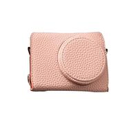 Andoer Funda vintage de piel sintética para cámara GR IIIx, GR III, GRIII, GR3, agarre mejorado, forro suave, orificio roscado de 1/4 pulgadas, Rosa.