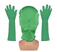 Andoer Green Chroma Key Mask Guantes Chromakey Hood Glove Invisible Effects Background Chroma Keying Guantes Verdes Máscara para Fotografía Foto Video
