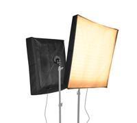 Andoer Iluminación del Panel de Luz de Video Led Estera de Luz de Vídeo LED Plegable Kit de Iluminación Fotográfica para Luz de Panel Flexible 70W LED 3000K-6500K Regulable