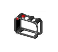 Andoer Jaula de metal apta para Action 6 ultraligera jaula de cámara de aluminio con tornillo de 1/4 pulgadas, soporte para zapata fría, funda protectora mecanizada CNC para Vlog Entrevista Sport