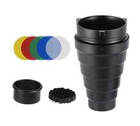 Andoer - Juego de 5 filtros de Color para Flash fotográfico estroboscópico Bowens Mount Studio