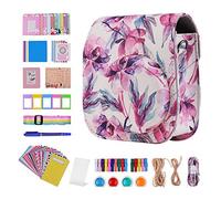 Andoer Kit de accesorios de cámara instantáneos 12 en 1 para Fujifilm Mini 11 con bolsa de cámara/correa de cámara/álbum de fotos/clips de fotos/marco de fotos/cuerdas para