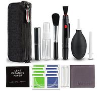 Andoer Kit de Limpieza de cámara Profesional Kit de Limpieza de Lentes con soplador de Aire Pluma de Limpieza Paño de Limpieza para la mayoría de Las cámaras, teléfonos móviles, portátiles