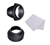 Andoer Kit de parasol de 58 mm para Canon EOS 700D 650D 600D Rebel T5i T4i T3i T3 para Canon EF-S 18-55 mm 1: 3.5-5.6 IS