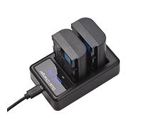 Andoer LP-E6 / E6N - Cargador de batería para Canon EOS 5D Mark II/III/IV 6D 7D 6D 7D 60D 70D 80D