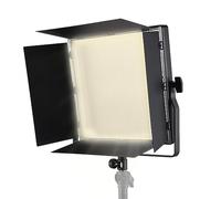 Andoer Luz de Vídeo LED Bi-Color, Panel de luz LED 3200K-5600K Regulable LED Video Luz Serie DC/NP Alimentado por batería con Control Remoto de Viseras para Juegos Youtube Conference Fotografía