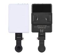 Andoer Luz de Video LED, Luz LED Bicolor Vlog de Bolsillo 2500K-9000K Regulable con Agujeros roscados de 1/4 pulg, Batería de 2000 mAh para Zoom Youtube Vídeo Fotografía