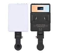 Andoer Luz de Video LED, Luz LED Bicolor Vlog de Bolsillo 2500K-9000K Regulable con Pantalla LCD, Agujeros roscados de 1/4 pulg, Batería de 2000 mAh para Youtube Vídeo Fotografía