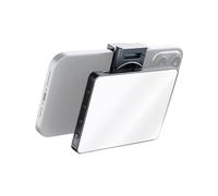 Andoer M15 Luz de Video LED, Luz de Fotografía 3000K-9900K Regulable con Orificios roscados de 1/4 Pulgadas, Abrazadera para Soporte de teléfono y Adaptador de Zapata fría para Vivo Youtube vlog