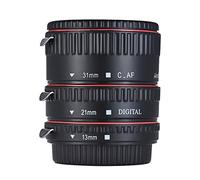 Andoer Macro Tubo de Extensión Set - Juego de Anillas para Enfoque Automático Tubo de Extensión 13 mm, 21 mm, 31 mm para Cuerpo de Cámara y Lente de 35 mm SLR Compatible