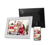 Andoer Marco de fotos digital con pantalla táctil LCD de 10,1 pulgadas, marco electrónico con memoria de 16 GB, rotación automática, uso compartido de aplicaciones, comparte fotos al instante desde