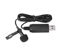 Andoer Microfono Solapa, Mini Portátil Micrófono omnidireccional Estéreo USB Mic para PC Ordenador USB Mic, Microfono Movil para Podcast/Grabación Entrevista/Videoconferencia