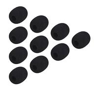 Andoer Mini Auriculares Micrófono Cubierta de Espuma de Micrófono para Parabrisas, Negeo 10pcs (Grande)
