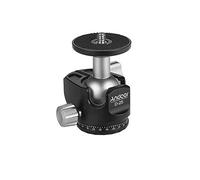 Andoer Mini cabeza de bola de trípode compatible con trípode Manfrotto Monopod, capacidad de carga máxima 10 kg