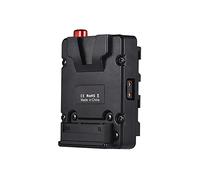 Andoer Mini Nano V-lock Mount Placa adaptador de alimentación de batería a soporte NP-F