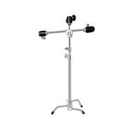 Andoer Mini Soporte de Luz, Ajustable Soporte en C y Brazo con trípode de Escritorio de Barra Transversal Desmontable para transmisión en Vivo/grabación de Video,10 kg / 22 lbs Capacidad de Carga