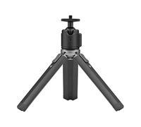 Andoer Mini trípode Robusto trípode de aleación de aluminio con cabeza de bola Soporte de zapato frío Tornillo de 1/4 de pulgada para cámaras Móviles Fotografía Luz