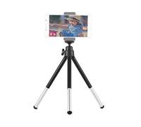 Andoer Mini trípode Soporte de Soporte de trípode de Escritorio Extensible de 2 Secciones Soporte de Tornillo de 1/4 pulg. para teléfono Máx. Carga 0.5kg Negro