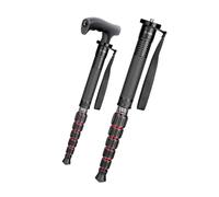 Andoer Monopod portátil para cámara de 61 pulgadas, fibra de carbono, para cámara, capacidad de carga de 10 kg, altura ajustable de 61 pulgadas, con cabezal de palo de escalada extraíble