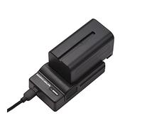 Andoer NP-F750/NP-F770 Batería Cámara y Kit Cargador 1 PC 7.2 V 5200 mAh Batería Recargable Grande con Cable USB Reemplazo para Sony NP-F550 F570 F750 F770 F960 F970