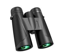 Andoer Prismaticos 12X42 para Adultos, Telescopio binoculares BaK4 y Lentes FMC, Potentes Binoculares con Bolsa de Transporte para observar paisajes Aves Vida Silvestre Conciertos