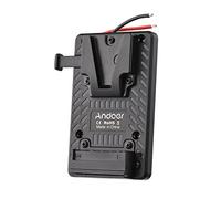 Andoer Reemplazo del adaptador de la placa trasera de la batería Andoer V-lock para batería V-Mount