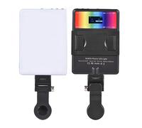 Andoer RGB Luz LED de Vídeo, Luz LED de Bolsillo 2500K-9000K Regulable con Pantalla LCD, 24 Efectos de iluminación FX, Agujeros roscados de 1/4 pulg, Batería de 2000 mAh para Youtube Vídeo Fotografía