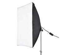 Andoer Softbox de fotografía de Estudio de 50 * 70cm con Bolsa de Transporte con Enchufe E27 para transmisión en Vivo, Retrato, Foto de Producto y vídeo