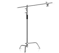 Andoer - Soporte de fotografía profesional en C de aleación de aluminio con brazo de flecha plegable para las piernas 20 kg/44 lbs capacidad de carga 330 cm / 10,8 ft máx. Altura para estudio