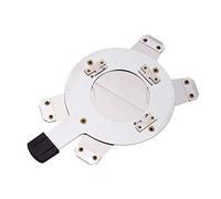 Andoer Soporte de gobos de Metal Diseño de patrón geométrico para Estudio estroboscópico óptico Snoot cónico Focalizar Condensador Accesorios de fotografía