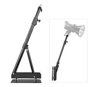 Andoer Soporte de luz de brazo triangular de montaje en pared para fotografía Luz estroboscópica Luz de monoluce Softbox Reflector de anillo Aleación de aluminio 5 kg Capacidad de carga