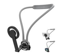 Andoer Soporte magnético de cuello para cámara de acción de teléfono móvil, soporte antivibración para grabar vídeos