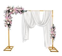 Andoer Soporte para fondo resistente soporte de fondo ajustable de 10 x 10 pies para estudio fotográfico y vídeo para fotografía de boda al aire libre decoración fiestas de cumpleaños