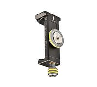Andoer Soporte para teléfono inteligente Abrazadera Soporte de trípode con soporte estándar Arca Swiss Soporte triple de 1/4 de pulgada Soporte de zapata fría para micrófono para videoteléfono Montaje
