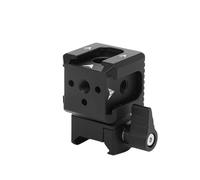 Andoer Soporte universal para cámara con 3 soportes para zapata fría, rosca de 1/4 pulgadas para jaula de cámara, flash, estabilizador de cámara