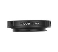 Andoer T2-PK Metal Lens Mount Adapter Ring T/T2 Mount Lens Adapter Replacement for Pentax K-70/K-50/K-30/K-500/K-1/K-3/K-3 II/K-5 IIs/K-5 II/K-5/K-7 K-Mount Cameras