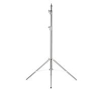 Andoer Trípode de fotografía de trabajo pesado, trípode de acero inoxidable máx. Altura 280 cm con tornillo de 1/4 de y 3/8 de pulgada para luz de flash de estudio Softbox Monolight Video Light